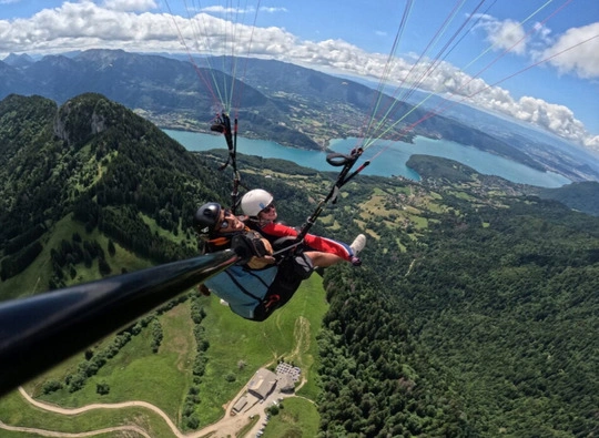 vol parapente tandem lac annecy